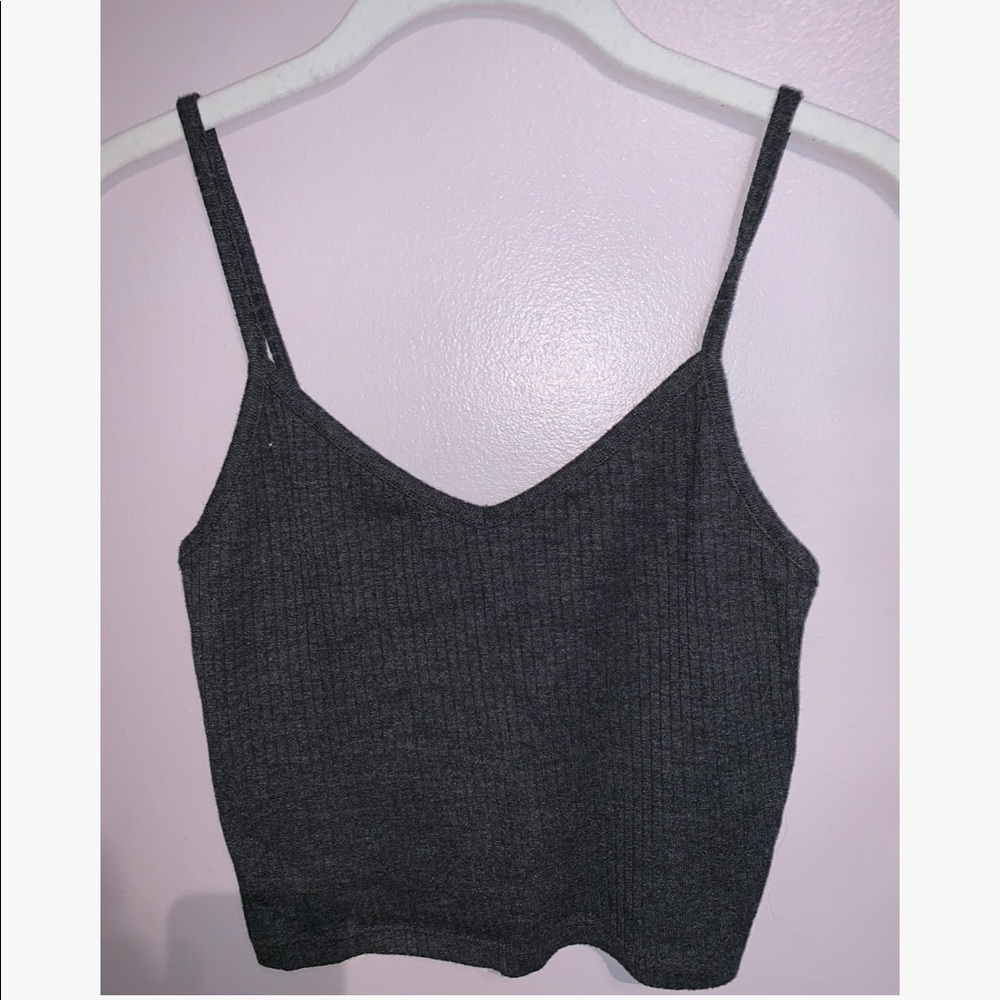 Ribbed crop top